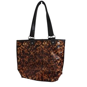 Gloria Vanderbilt Tortoiseshell and Black Tote